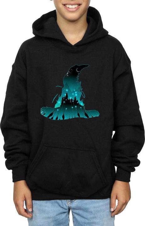 Actual product image Boys Hogwarts Silhouette Hoodie (140, 146)
