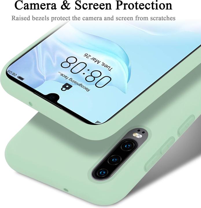 Actual product image Cadorabo TPU Liquid Silicone Case Cover (Huawei P30)