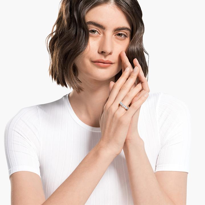 Actual product image Swarovski Vittore Pear Ring Rosé 60 (60)