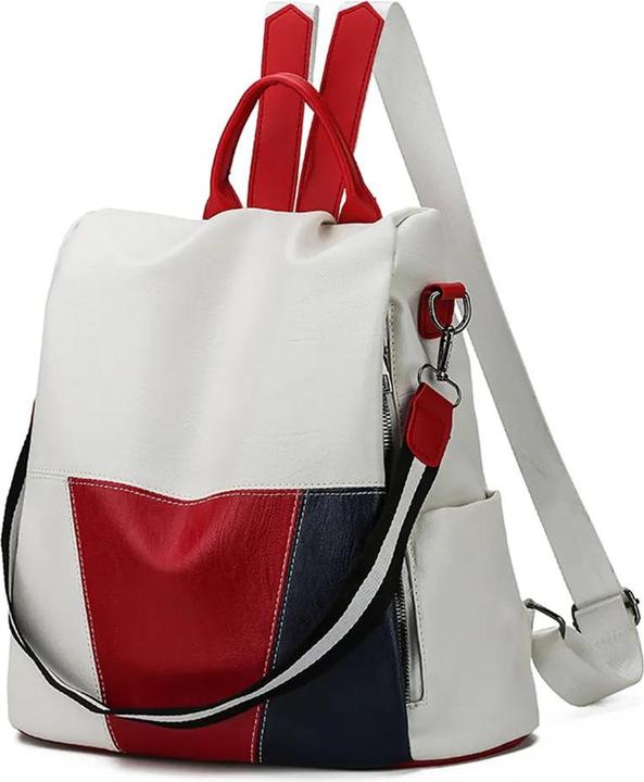 Produktbild Only-Bags.Store Hochwertiger Lederrucksack Anti-Diebstahl-Reiserucksack Grosse Kapazität Schulranzen für Teenager