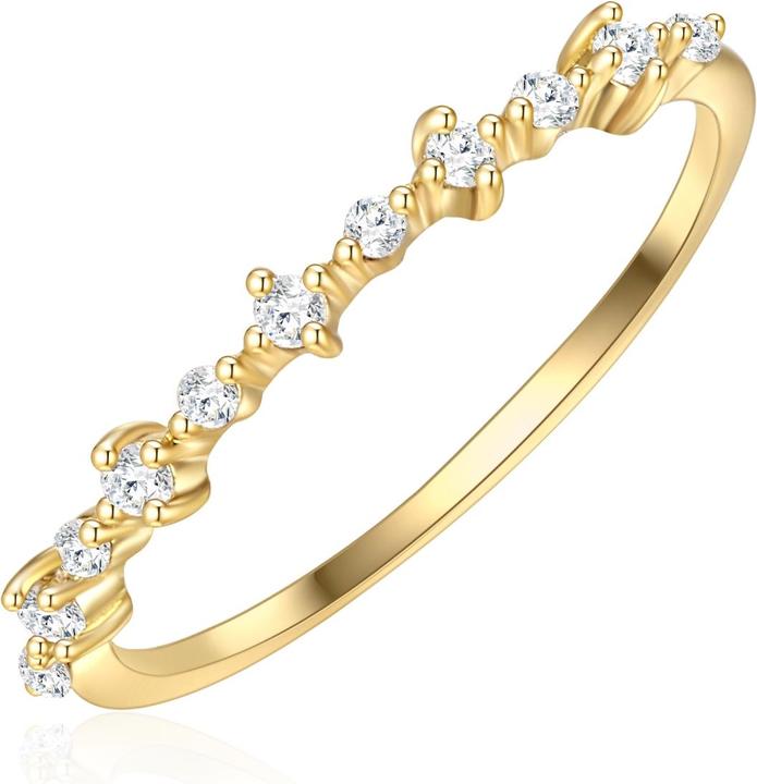 Image du produit Glanzstücke München Femme argent sterling zirconium or jaune - 30450 (52, Argent 925)