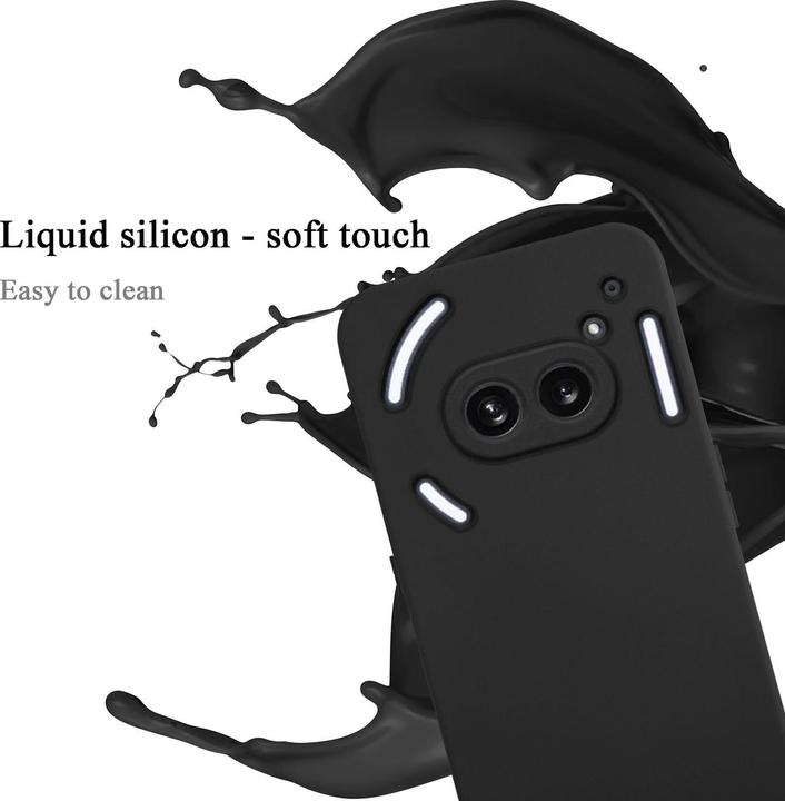 Actual product image Cadorabo Bumper Case for Nothing Phone 2a TPU Liquid Silicone Cover (Phonemax Rocky 2)