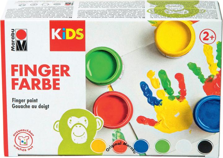 Marabu Kids Fingerfarben (Multi Color, 600 ml)