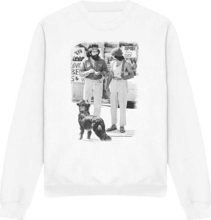 Actual product image Cheech & Chong Unisex Adult Up In Smoke Dog Sweatshirt (L)