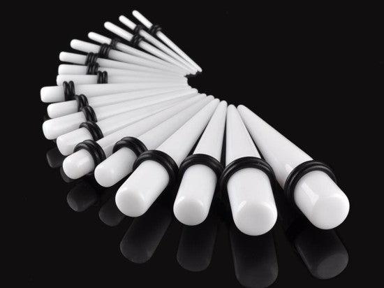 Immagine prodotto Hermex Plug Expander Piercing in bioplastica bianca da 20mm - Bianco (Silicone, Acrilico)