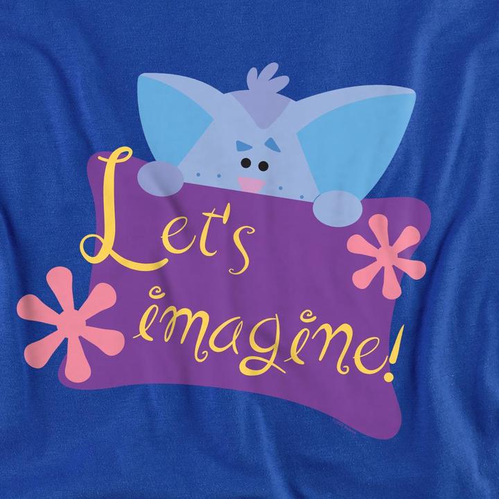 Actual product image Blue´s Clues Unisex Adult Let's Imagine! T-Shirt (XXL)
