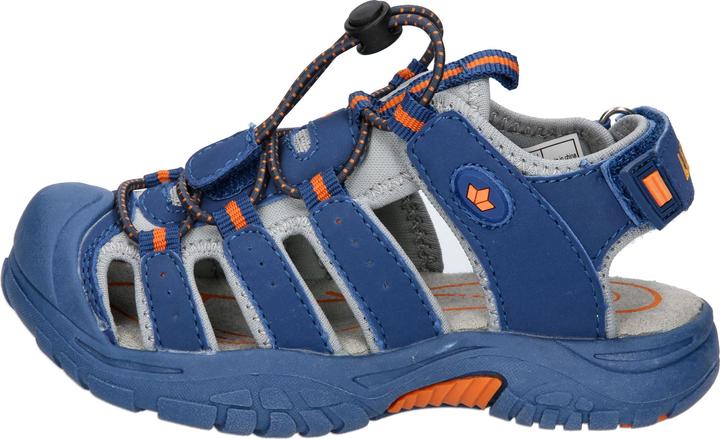 Blue, Orange, Grey