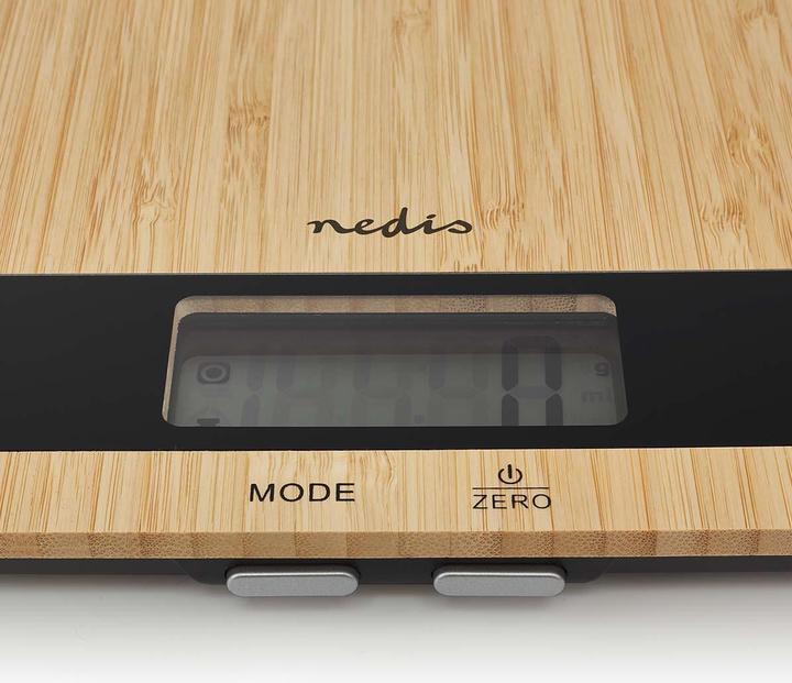 Produktbild Nedis Küchenwaagen Digital Holz/Kunststoff Holz Holz