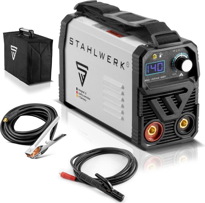Produktbild Stahlwerk Schweissgerät ARC 140 MD - DC MMA, E-Hand, Lift-TIG Inverter 140 Ampere