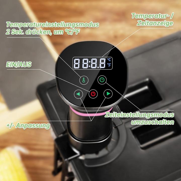 Produktbild Vpcok Direct Sous Vide Stick mit LCD Touchdisplay