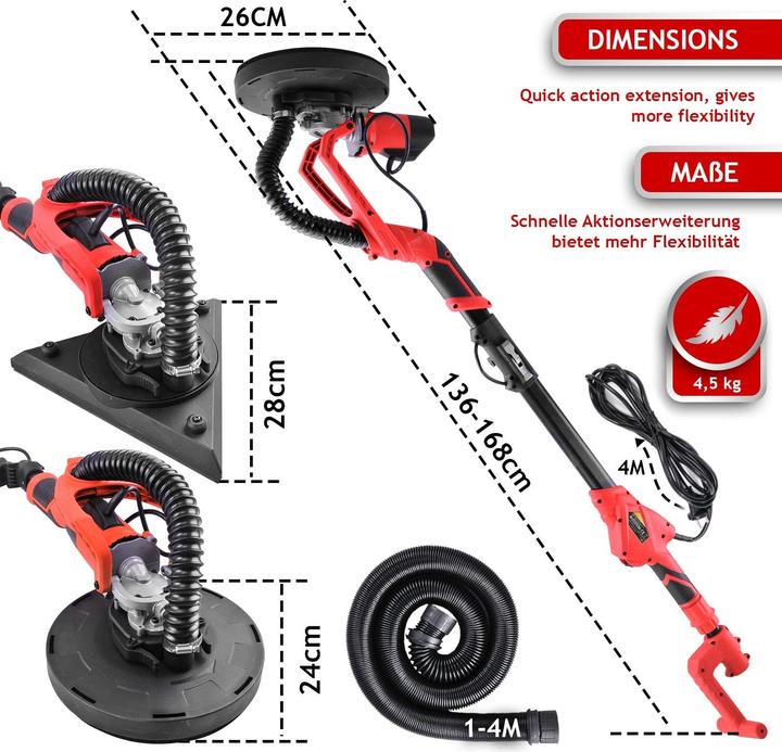 Actual product image Timbertech Drywall sander 710W (710 W)