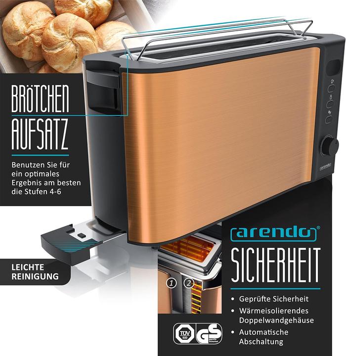 Produktbild Arendo Wasserkocher-Toaster-Eierkocher-Set (1.50 l)
