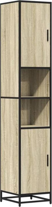 Produktbild VidaXL Badschrank Hochschrank Badezimmerschrank Schrank Badmöbel Sonoma-Eiche
