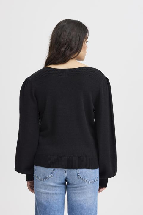 Actual product image Ichi 's ong seeve sweater ihviree (L)