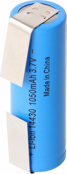 Produktbild AccuCell Akku 14430 mit Lötfahnen U-Form ohne Schutzelektronik (1 Stk., 1050 mAh, Akku)