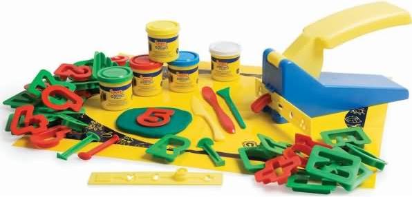 Produktbild Jovi Knetmasse Soft Dough Blandiver Meine ersten Buchstaben und Zahlen
