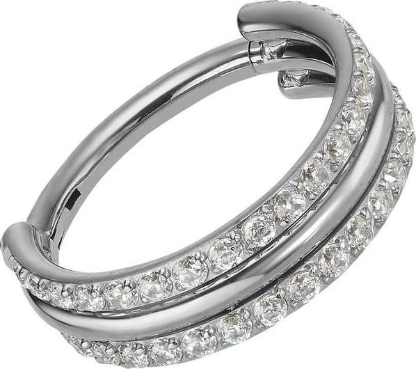 Immagine prodotto Bijouteria Piercing orecchio (Titanio, Vetro (di orologio))