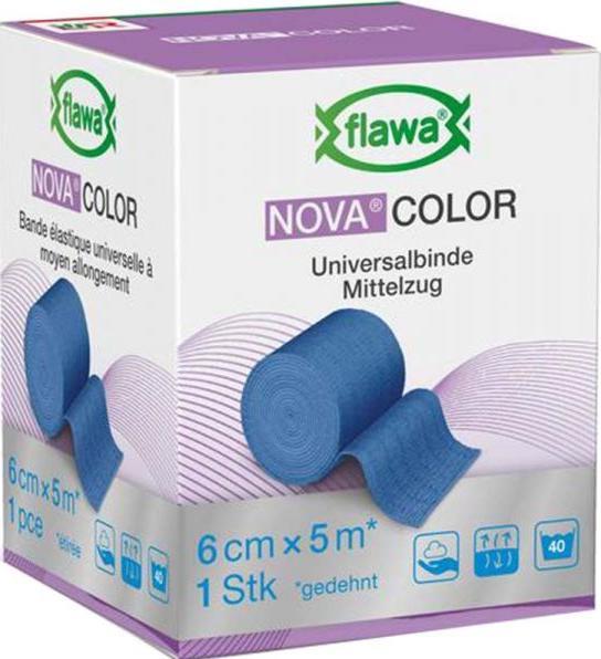 Actual product image Flawa Ideal bandage 6cmx5m blue
