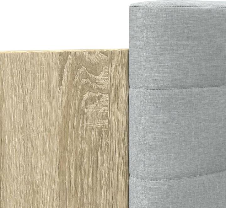 Image du produit VidaXL Cadre de lit avec tête de lit Chêne Sonoma (90 x 190 cm)
