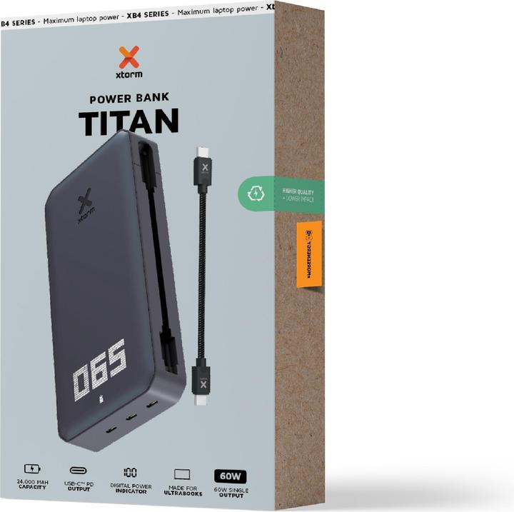 Produktbild Xtorm XB4 Series Titan (24000 mAh, 60 W, 88.80 Wh)