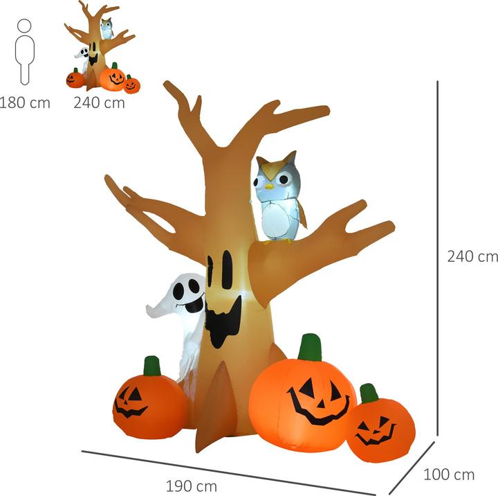 Produktbild Homcom Halloween Spukbaum mit Beleuchtung