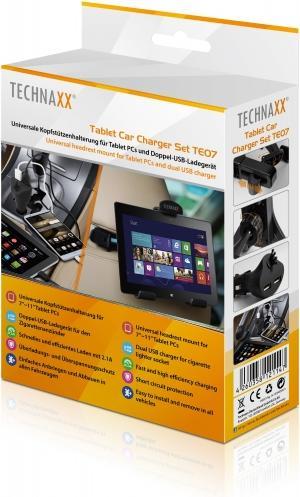 Produktbild Technaxx TE-07 Set Tablet Car Charger