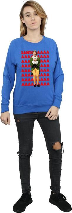 Immagine prodotto Elf Buddy Santa Scream Felpa Donna (S)