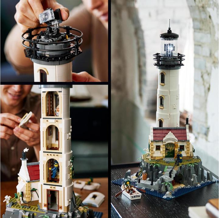 Productafbeelding LEGO Gemotoriseerde vuurtoren (21335, LEGO Ideeën, LEGO Zeldzame Sets)