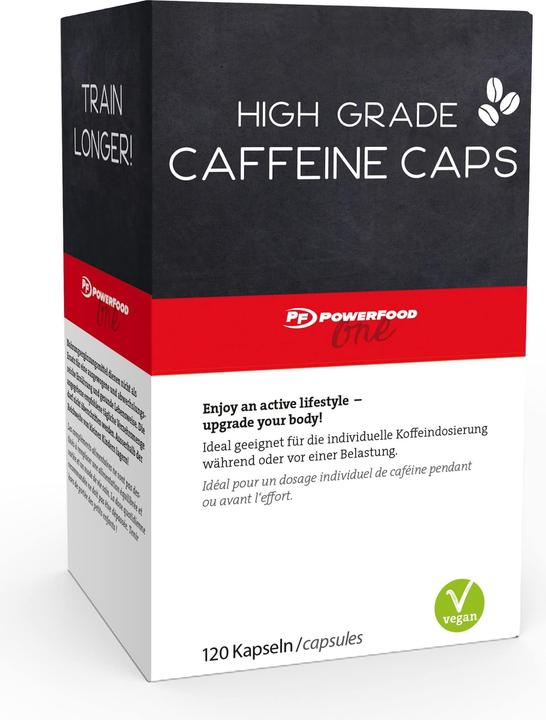 Actual product image PowerFood One High Grade Caffeine (120 Piece, Capsules, 103 g)