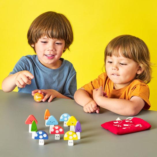 Actual product image Kikkerland Mushroom Bowling