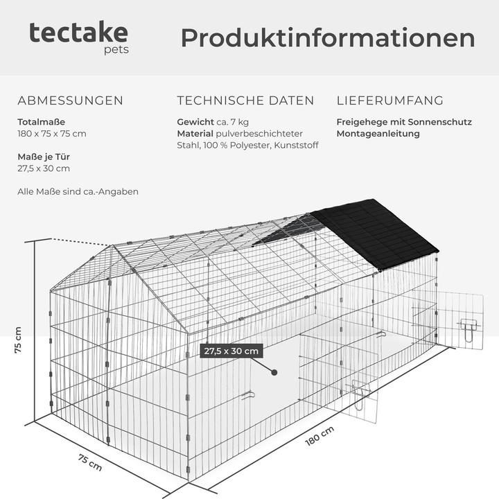 Produktbild tectake Freigehege