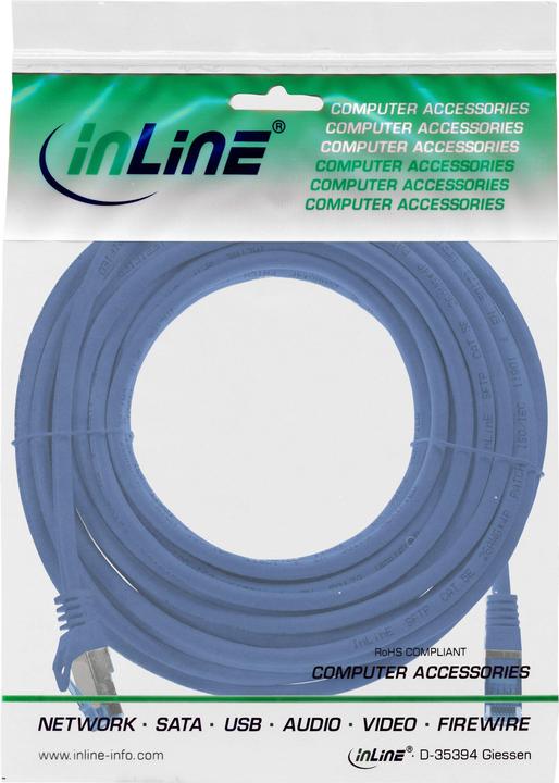 Actual product image InLine Patchkabel (S/FTP, CAT6a, 10 m)