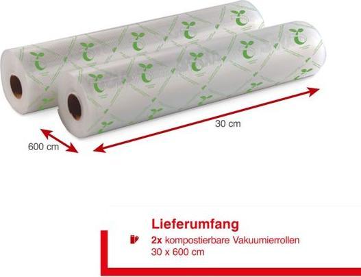 Produktbild Solis ECO-Vakuumierfolien 30x600cm, 2 Rollen (2 x)