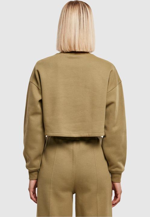 Actual product image Urban Classics Ladies Cropped Oversized Sweat High Neck Crew - 14225 (M)