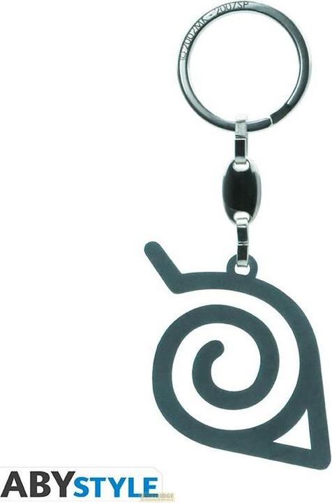 Produktbild ABYstyle NARUTO SHIPPUDEN - Keychain 3D Konoha MADE IN FRANCE X2