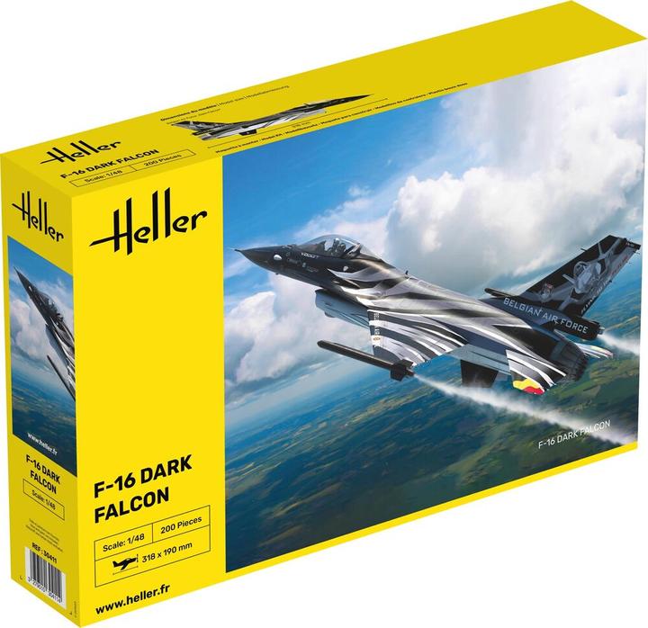 Actual product image Heller F-16 Dark Falcon