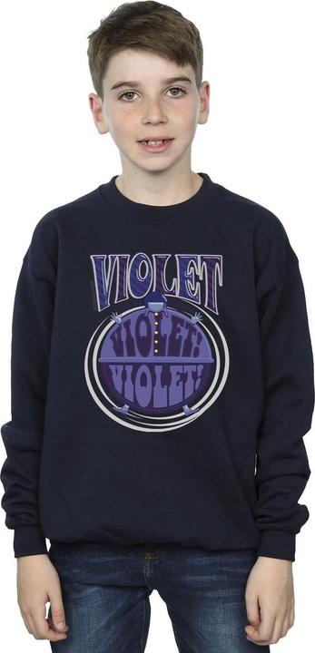 Produktbild Willy Wonka & the Chocolate Factory Violet Turning Violet Sweatshirt Jungen (140, 146)