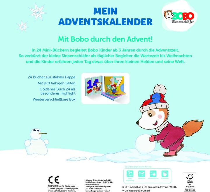 Produktbild Mein Adventskalender Bobo Siebenschläfer