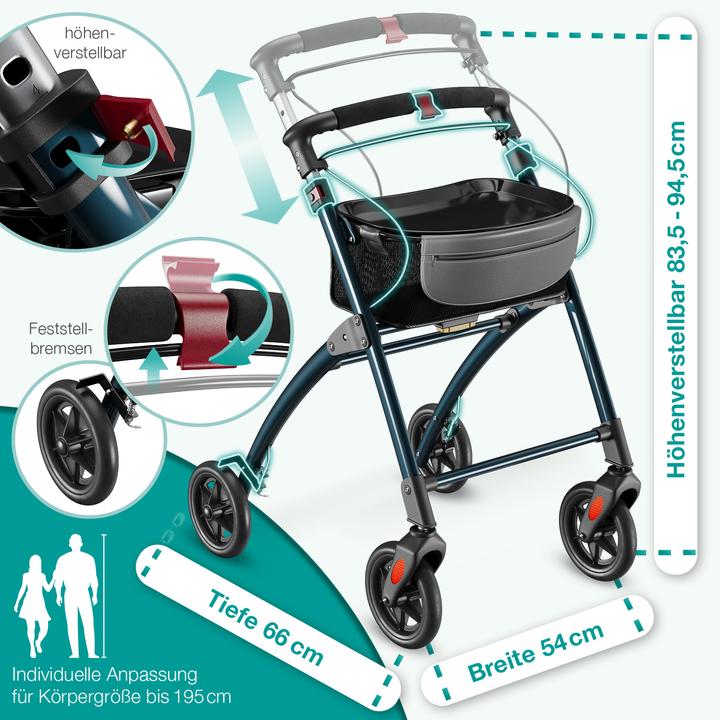 Actual product image Aktivshop Premium residential rollator