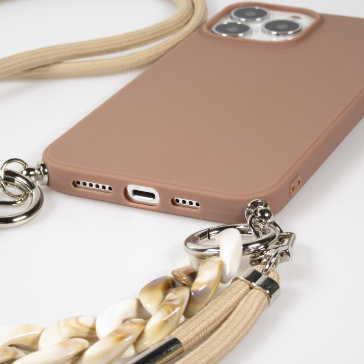 Image du produit PhoneLook Coque Gel silicone avec corde collier & chaîne de pierre décorative (Apple iPhone 13 Pro Max)
