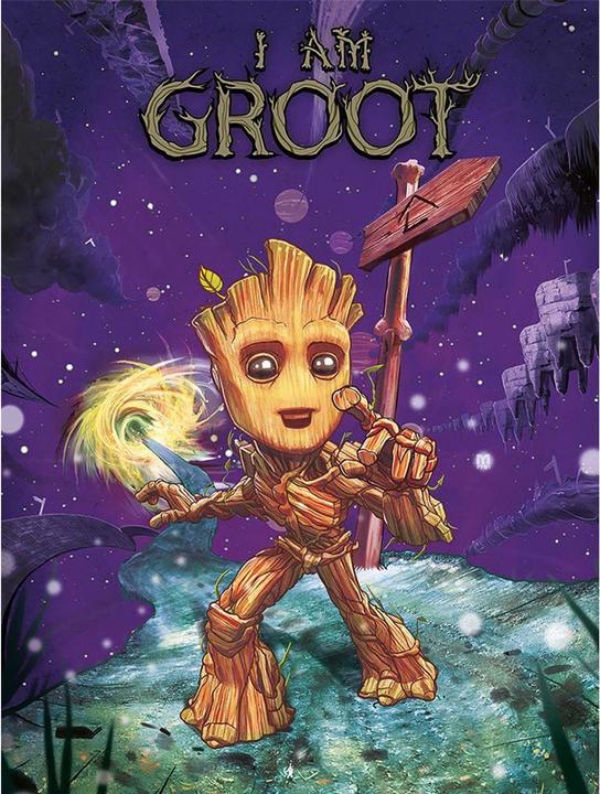 Produktbild Guardians of the Galaxy Leinwanddruck Cosmic (80 x 60 cm)