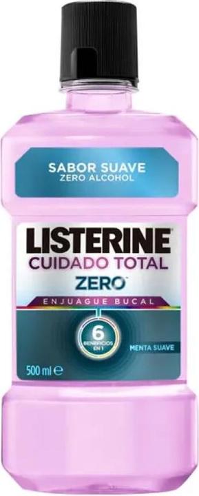 Image du produit Listerine Soin total Zéro Alcool Bain de bouche 500ml (500 ml, Rince-bouche)