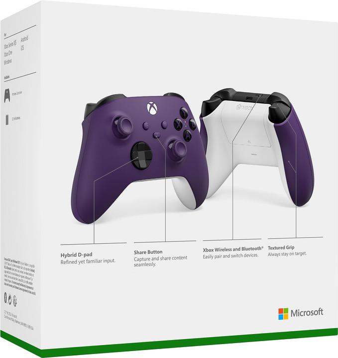 Image du produit Microsoft Xbox Wireless Controller - Astral Purple (Xbox Series S, Xbox Series X, PC, Xbox One S, Xbox One X)