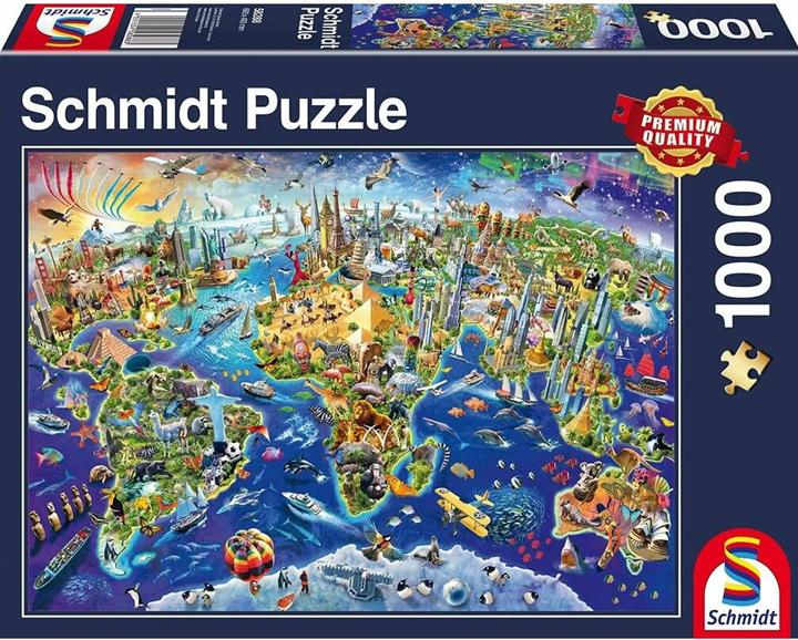 Produktbild Schmidt Spiele Entdecke unsere Welt (1000 Teile)