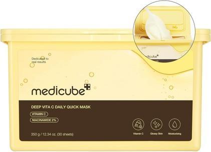 Actual product image Medicube Deep Vita C Daily Quick 30 Sheet Masks - Vegan Certified