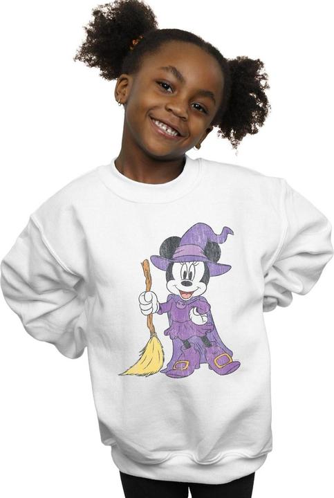 Actual product image Disney Girls Minnie Mouse Witch Costume Sweatshirt (140, 146)