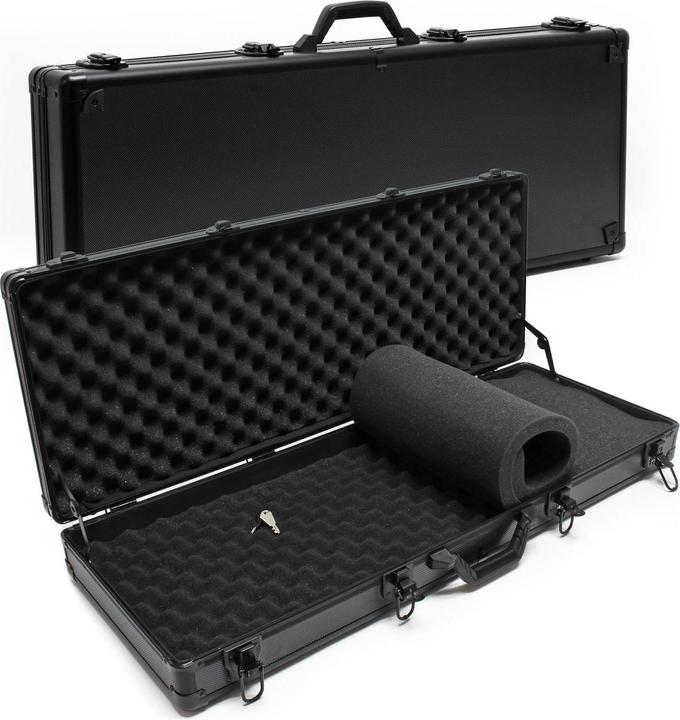 Wiltec Waffenkoffer verschliessbar 84x34,5x11,7cm Gewehrkoffer Pistolenkoffer