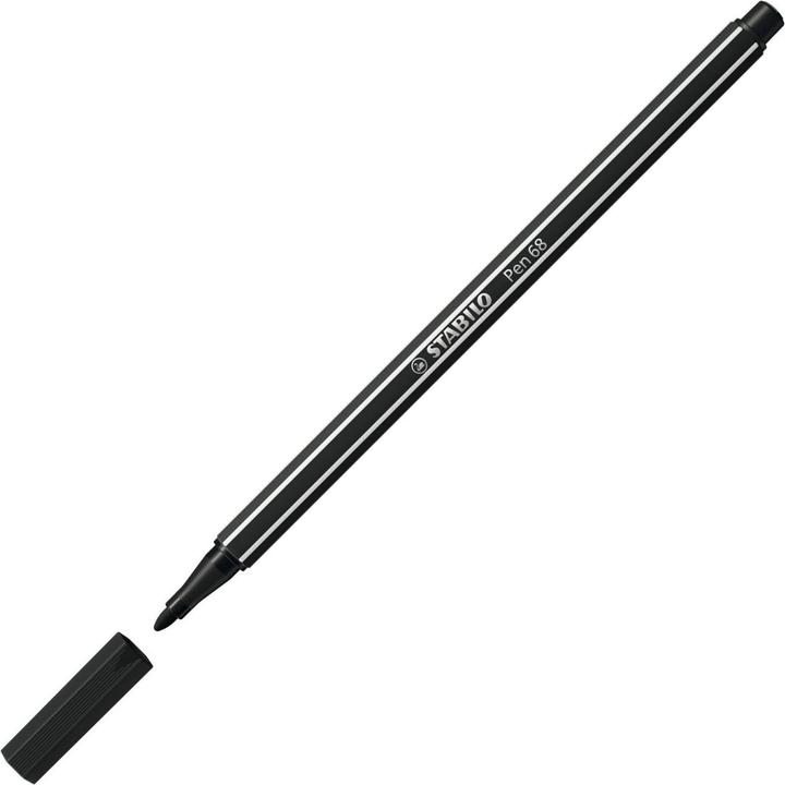 Produktbild STABILO Pen 68 Premium-Filzstift (Schwarz, 10 x)
