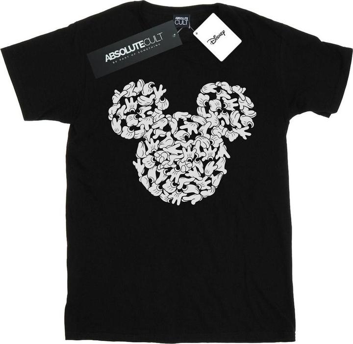 Actual product image Disney Mens Mickey Mouse Head Of Hands T-Shirt (M)
