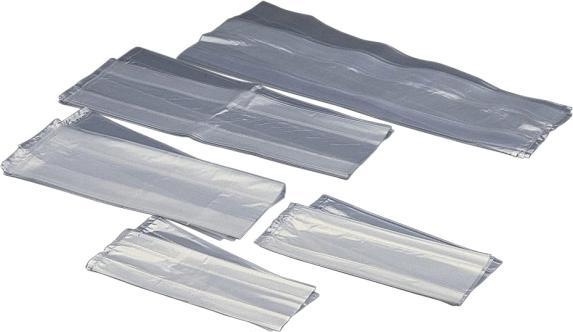 Actual product image Antalis Plastic bags LDPE clear side 90/25x230x0,025mm 1000pcs/carton - (1000 pcs.)